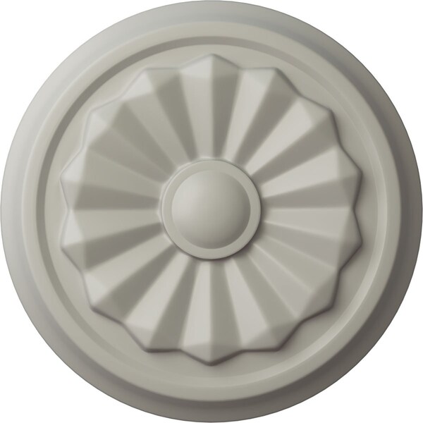 Ekena Millwork Olivia Ceiling Medallion (Fits Canopies up to 2 1/8"), Hand-Painted Pot of Cream, 7 7/8"OD x 1 1/8"P CM07OLPCF - main